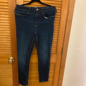 ZARA dark wash skinny jean